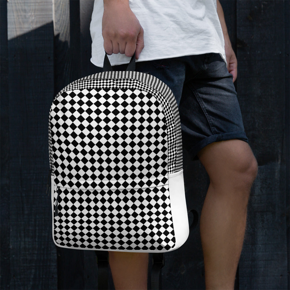 black white Backpack