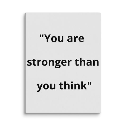 You are stronger than you think