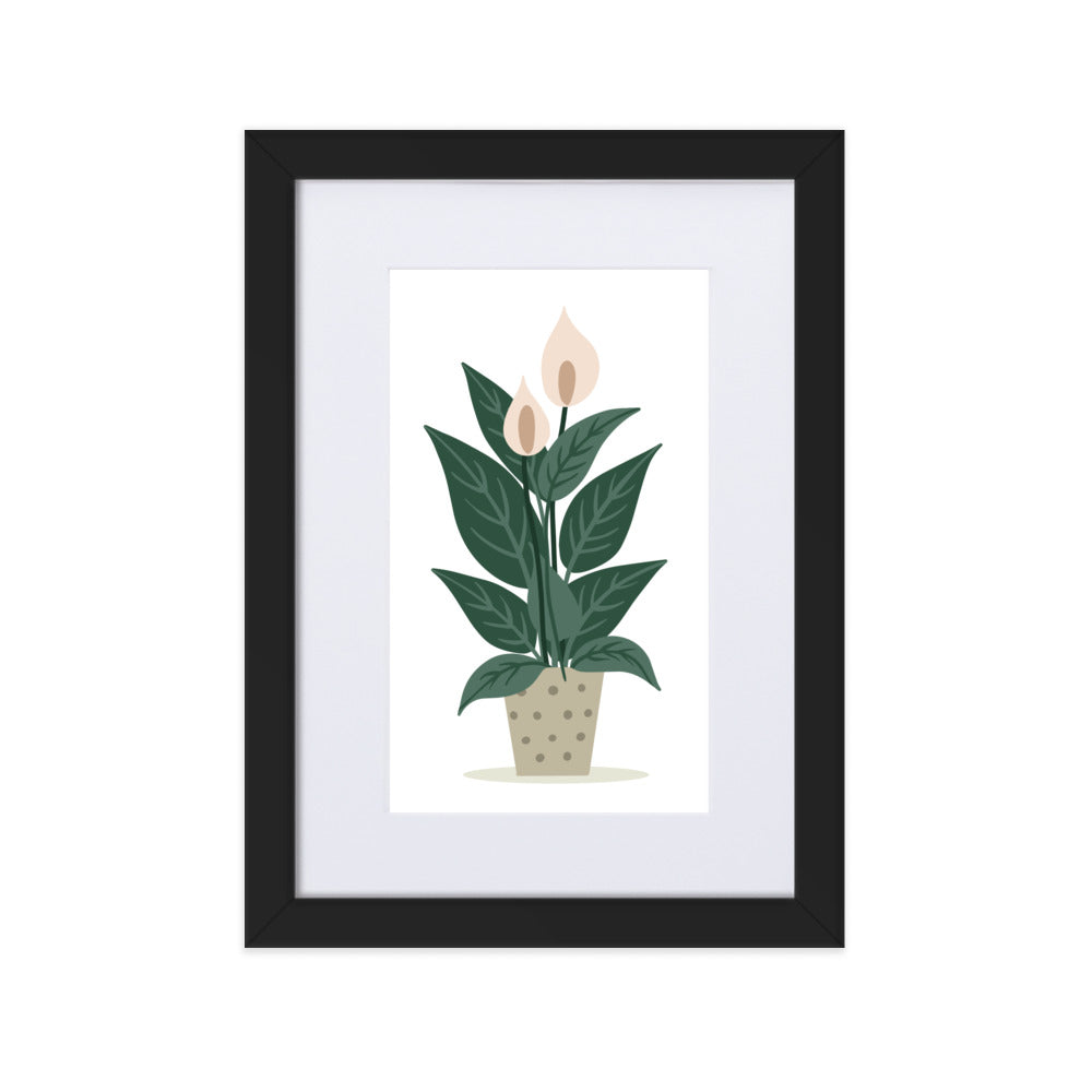 Flower || framed Poster With Mat