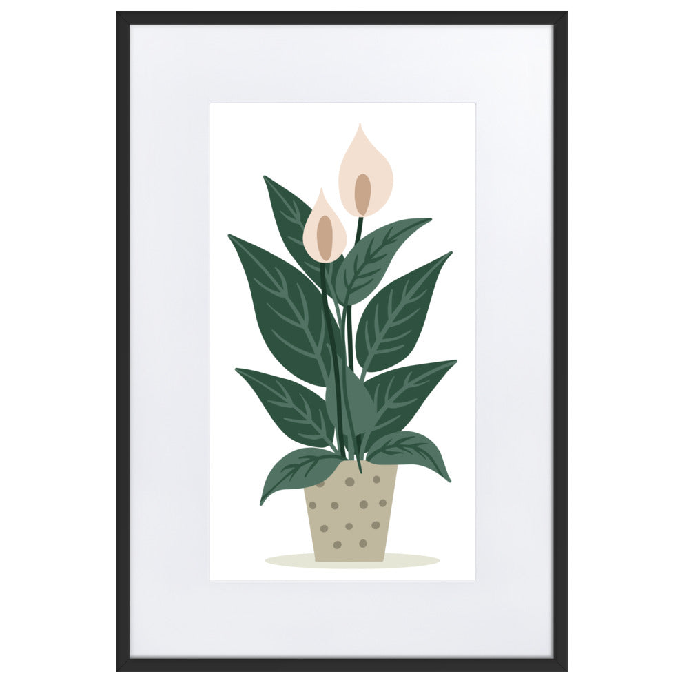 Flower || framed Poster With Mat