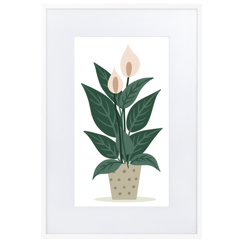 Flower || framed Poster With Mat