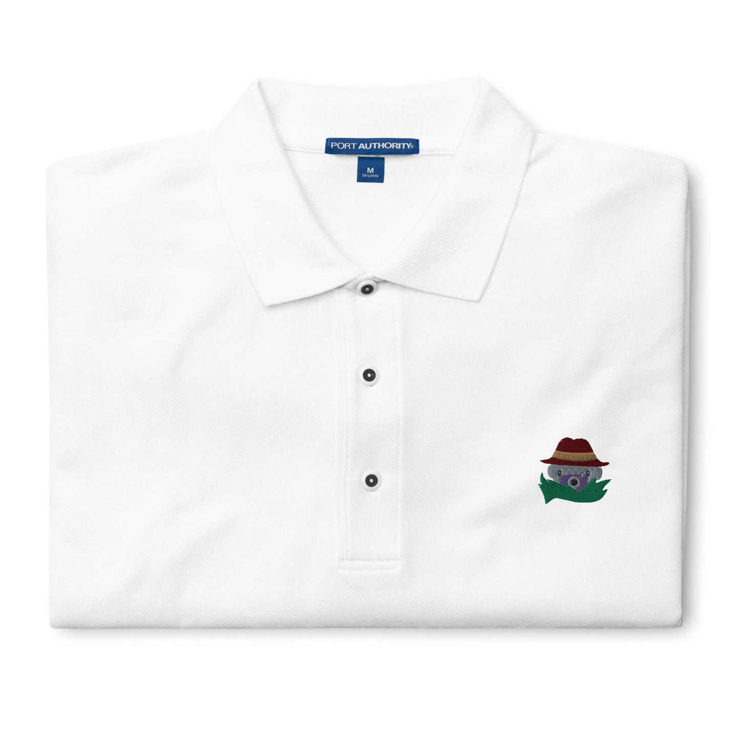 little guy in the jungle polo shirt