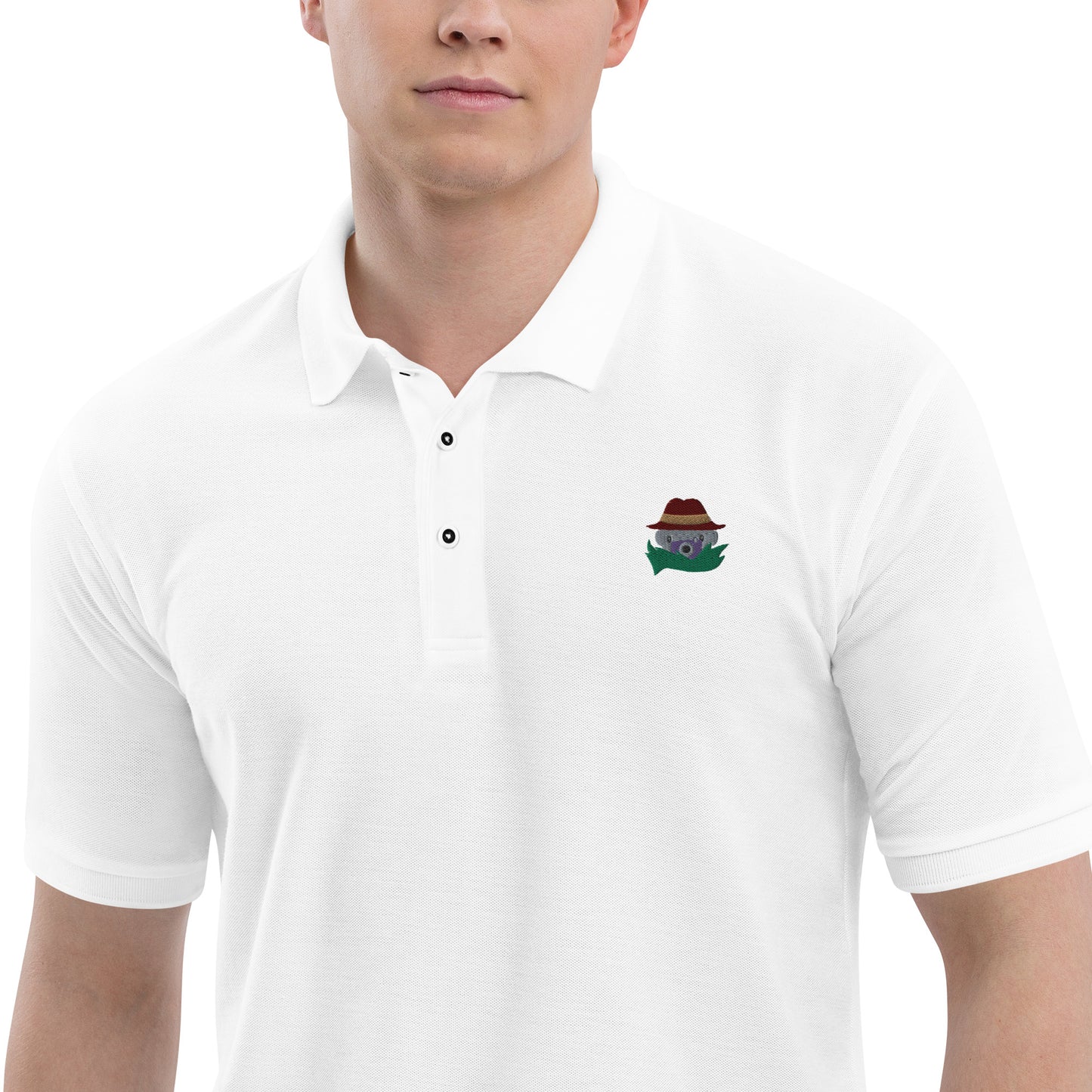 little guy in the jungle polo shirt