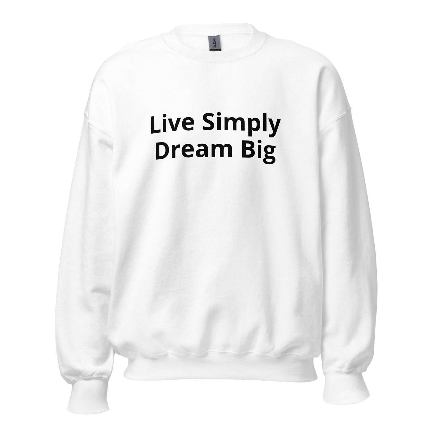 "Live single,Dream big " sweatshirt