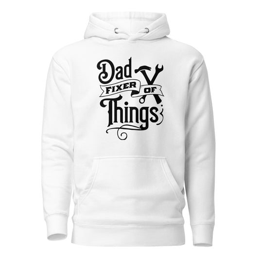 Dad fixer- "white"  Hoodie