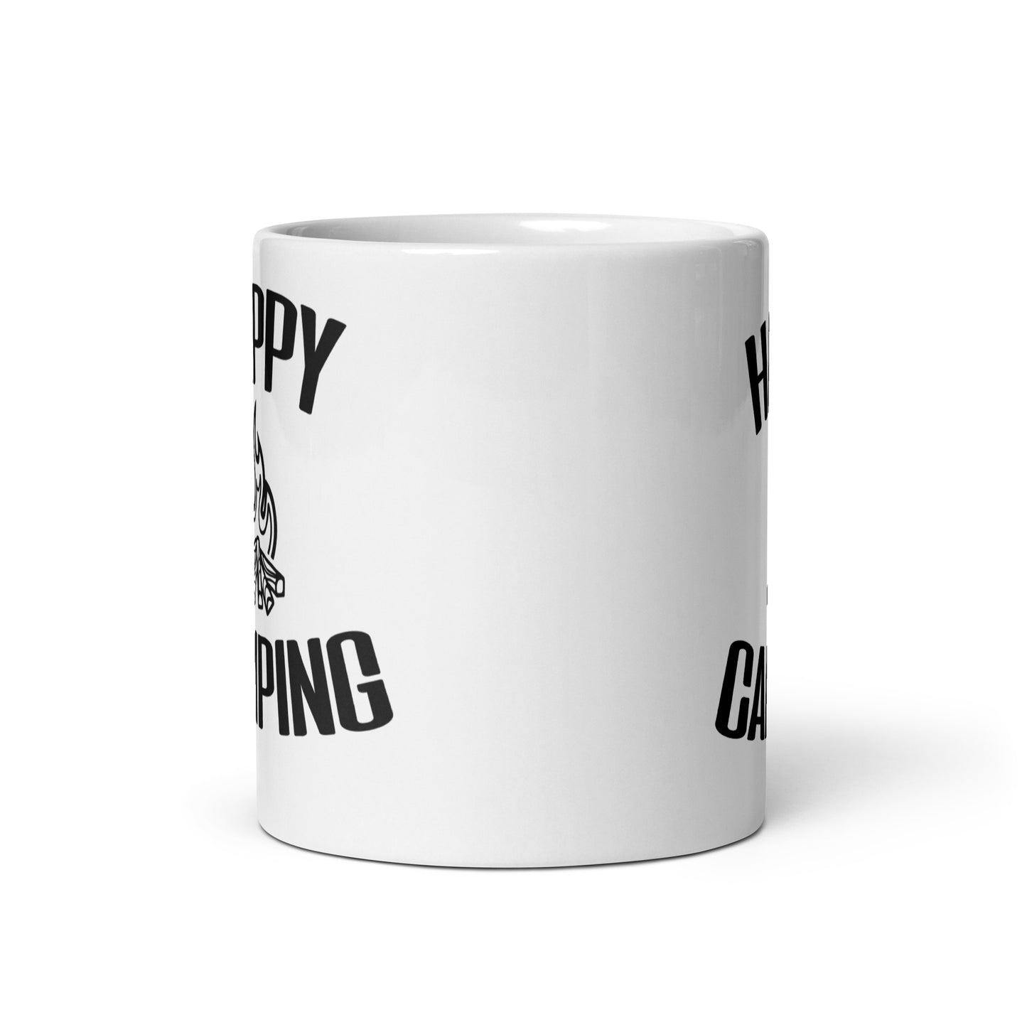 White glossy mug